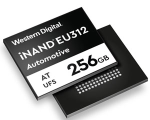 웨스턴디지털, 오토모티브용 스토리지 iNAND AT EU312 EFD를 출시